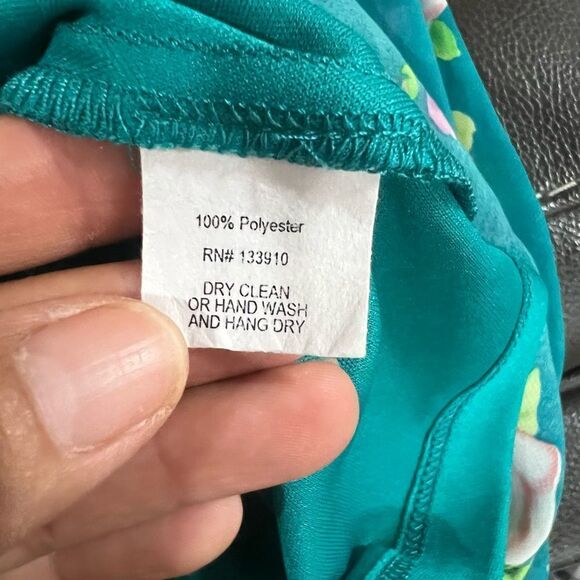 Show Me Your Mumu Aqua Blue Floral Strap Sheath Aqua Blue Mini Dress Sz S - Picture 11 of 12